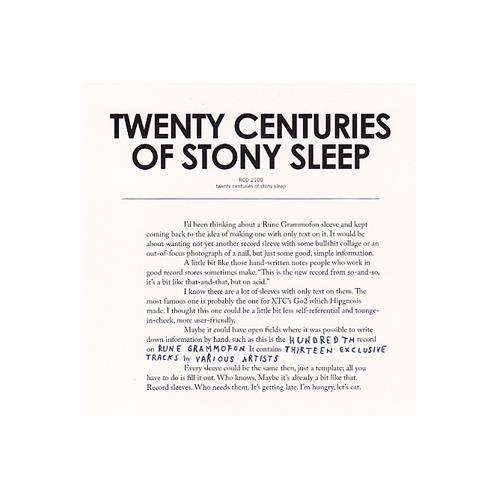 Diverse Artister Twenty Centuries Of Stony Sleep (2LP)